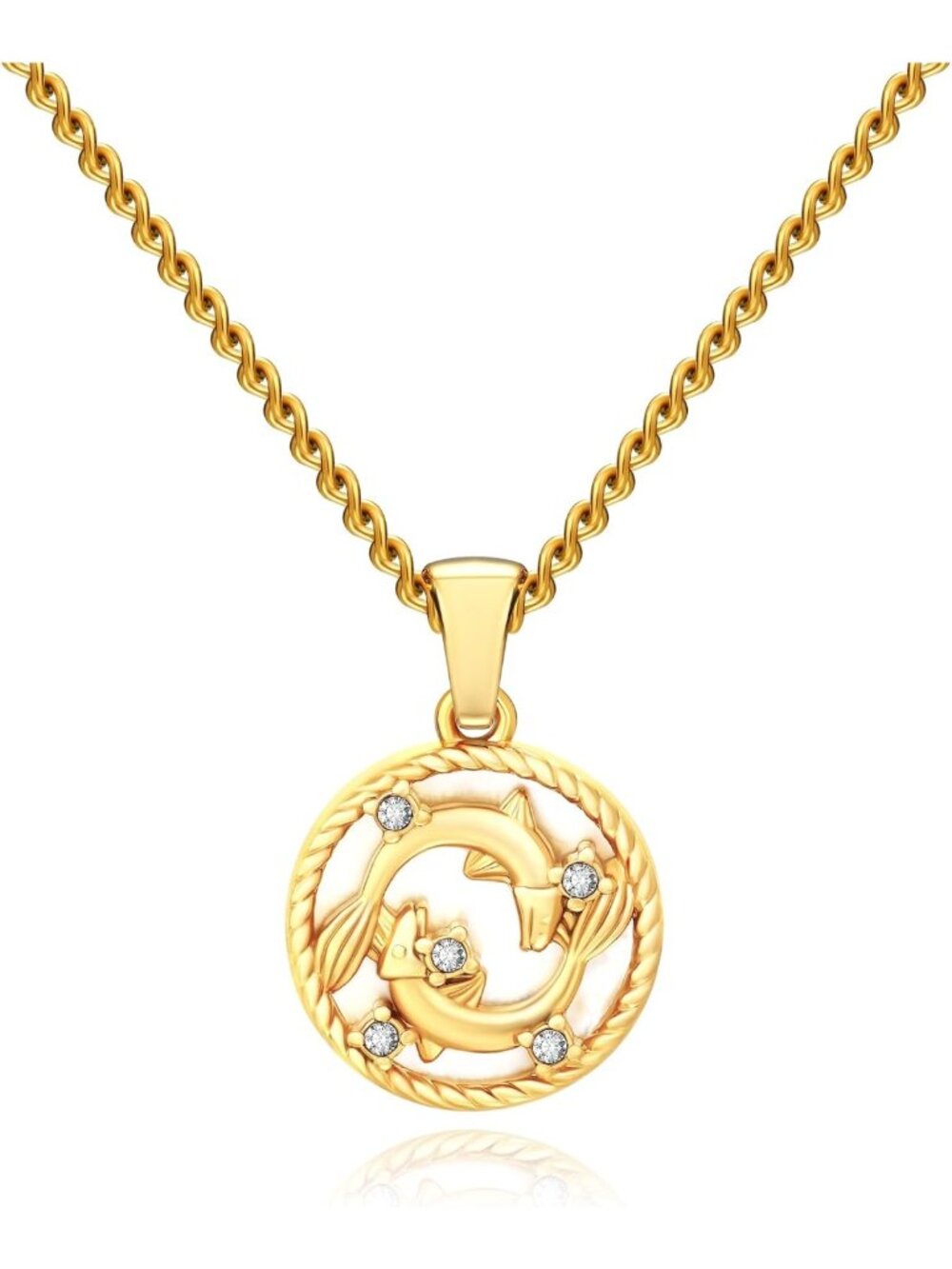 18K Gold Plated Zodiac Necklaces for Women - Astrology Jewelry & Birthday Gifts